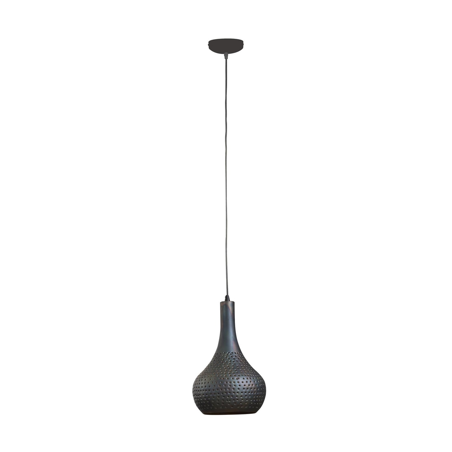 Hanglamp Geperforeerd Zwart Bruin