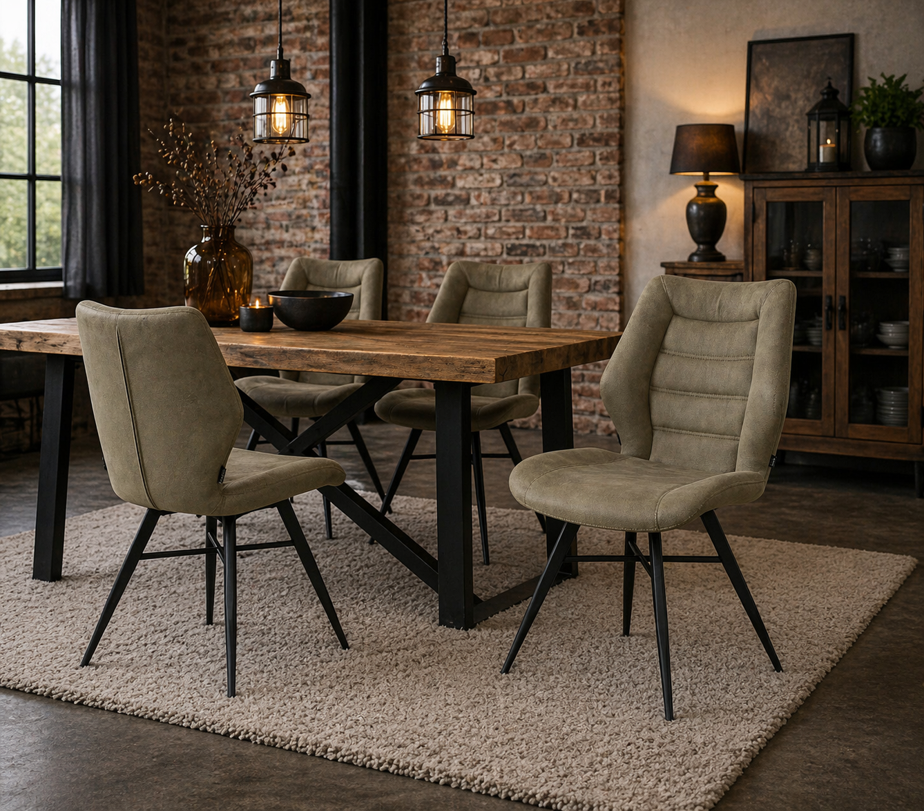 Dining chair Luther set/2