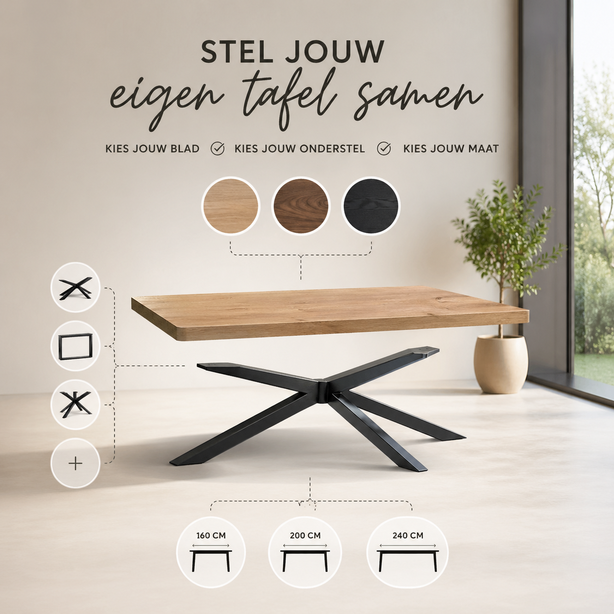 Stel jouw tafel samen!