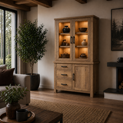 Newcastle vitrinekast midden