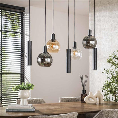 Hanglamp Sfera Tricolore 4+3-lichts