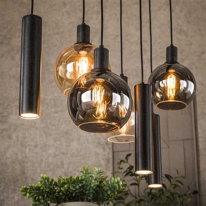 Hanglamp Sfera Tricolore 4+3-lichts