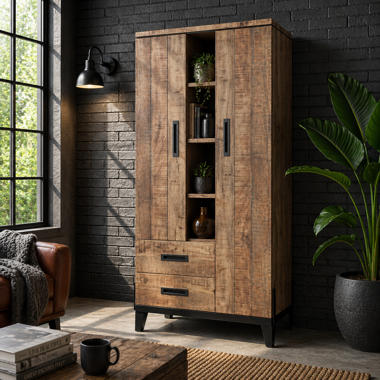 Union bar cabinet
