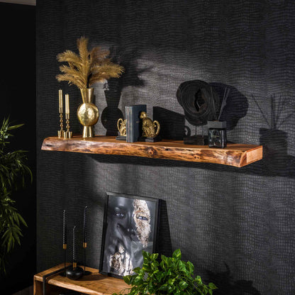 Wandplank Live Edge 150 cm
