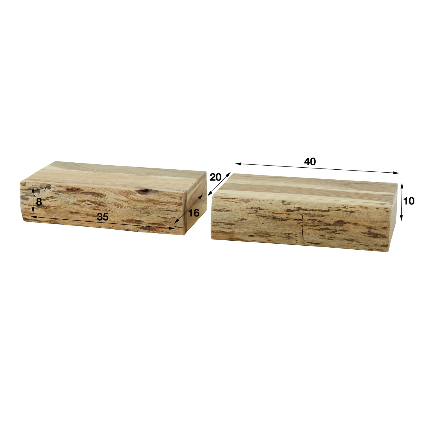 Nachtkastje Set - Wandmodel