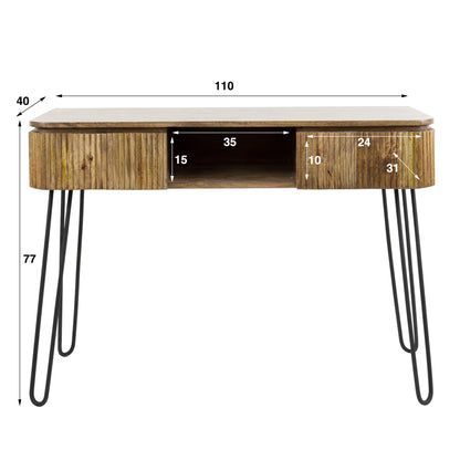 Kaptafel Mangohout Sand