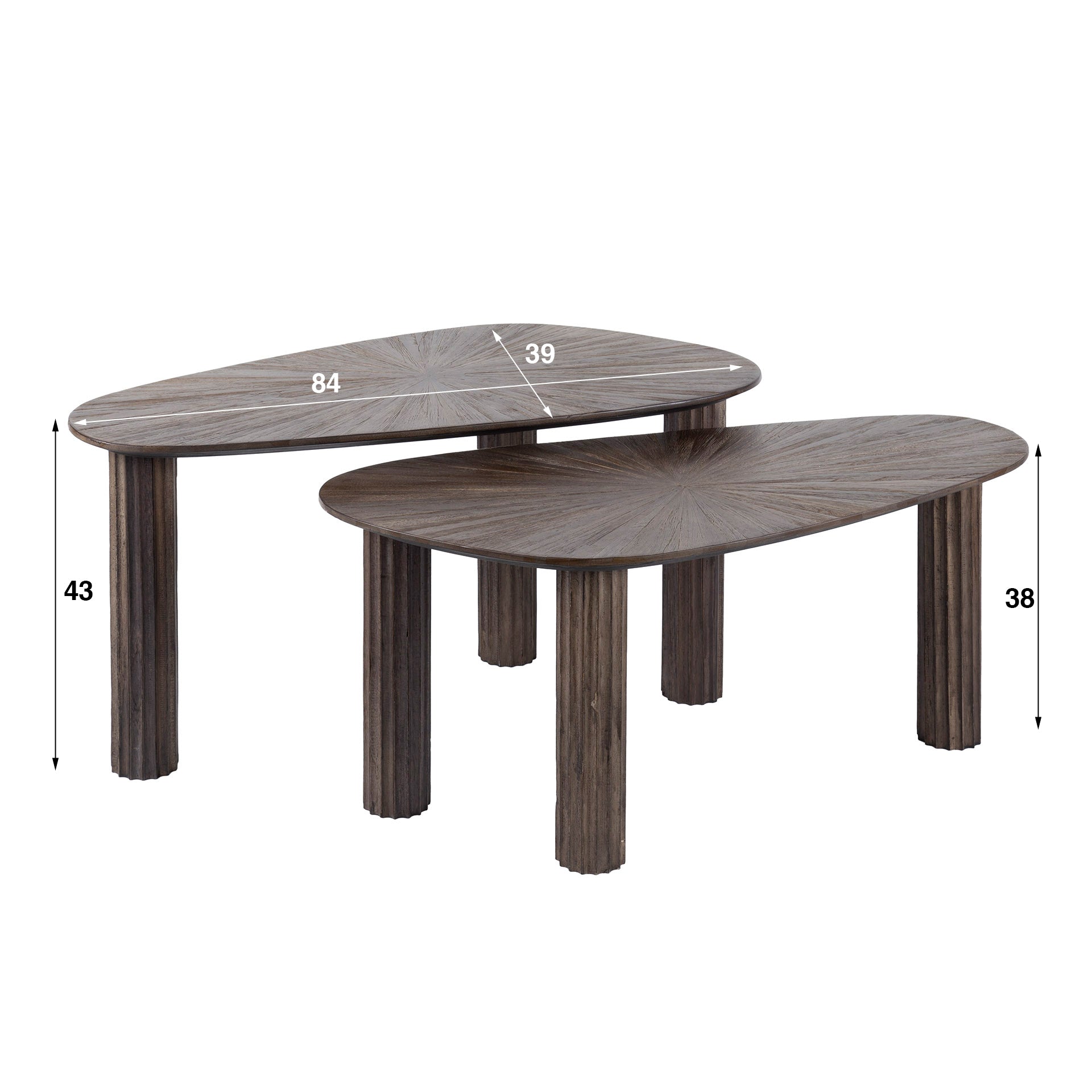 Salontafel Maya - Set van 2