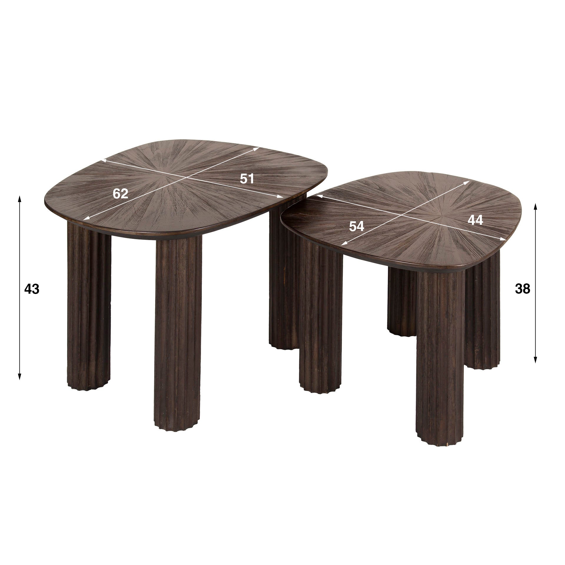 Salontafelset Maya - Set van 2
