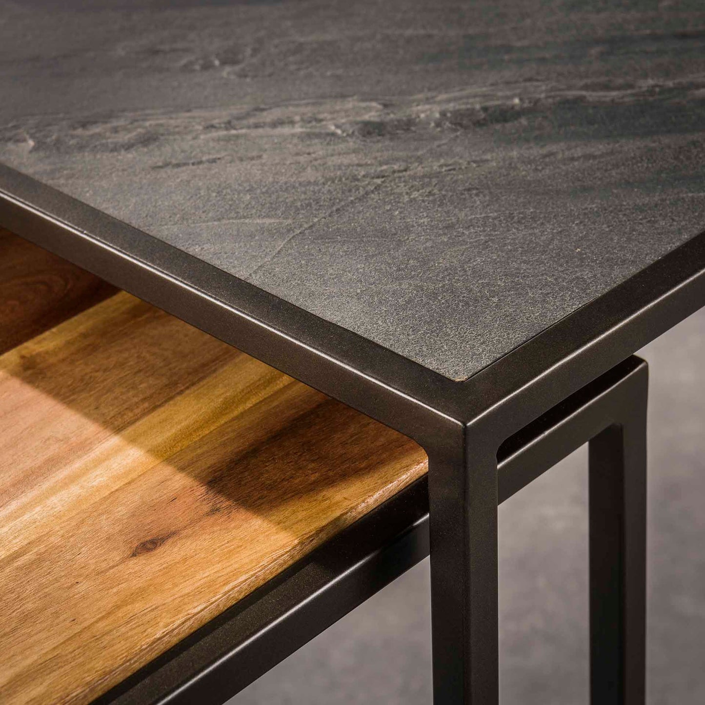 Salontafel Slate Mix - Set van 2