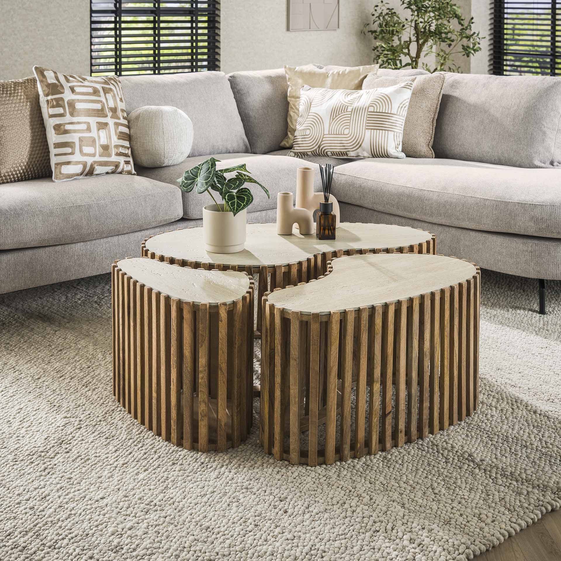 Salontafelset Nuovo - Set van 3