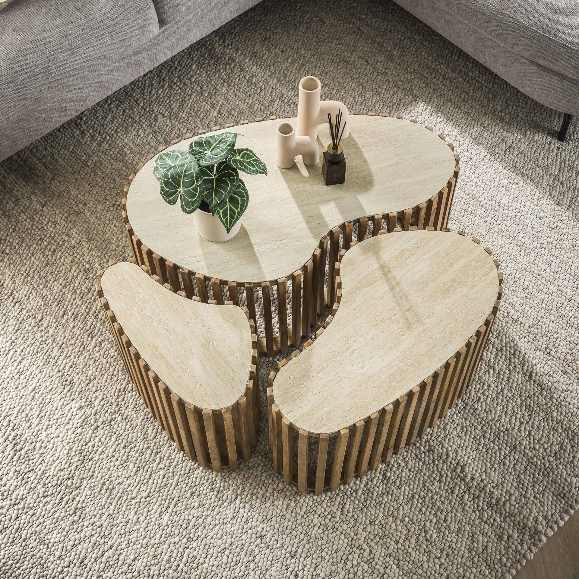 Salontafelset Nuovo - Set van 3