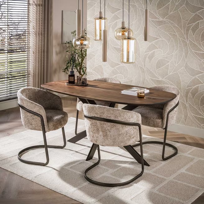 Eettafel Arhus Solid deens ovaal