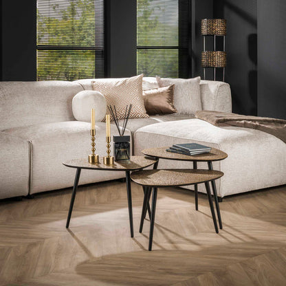 Salontafel Set Driehoek - Set van 3