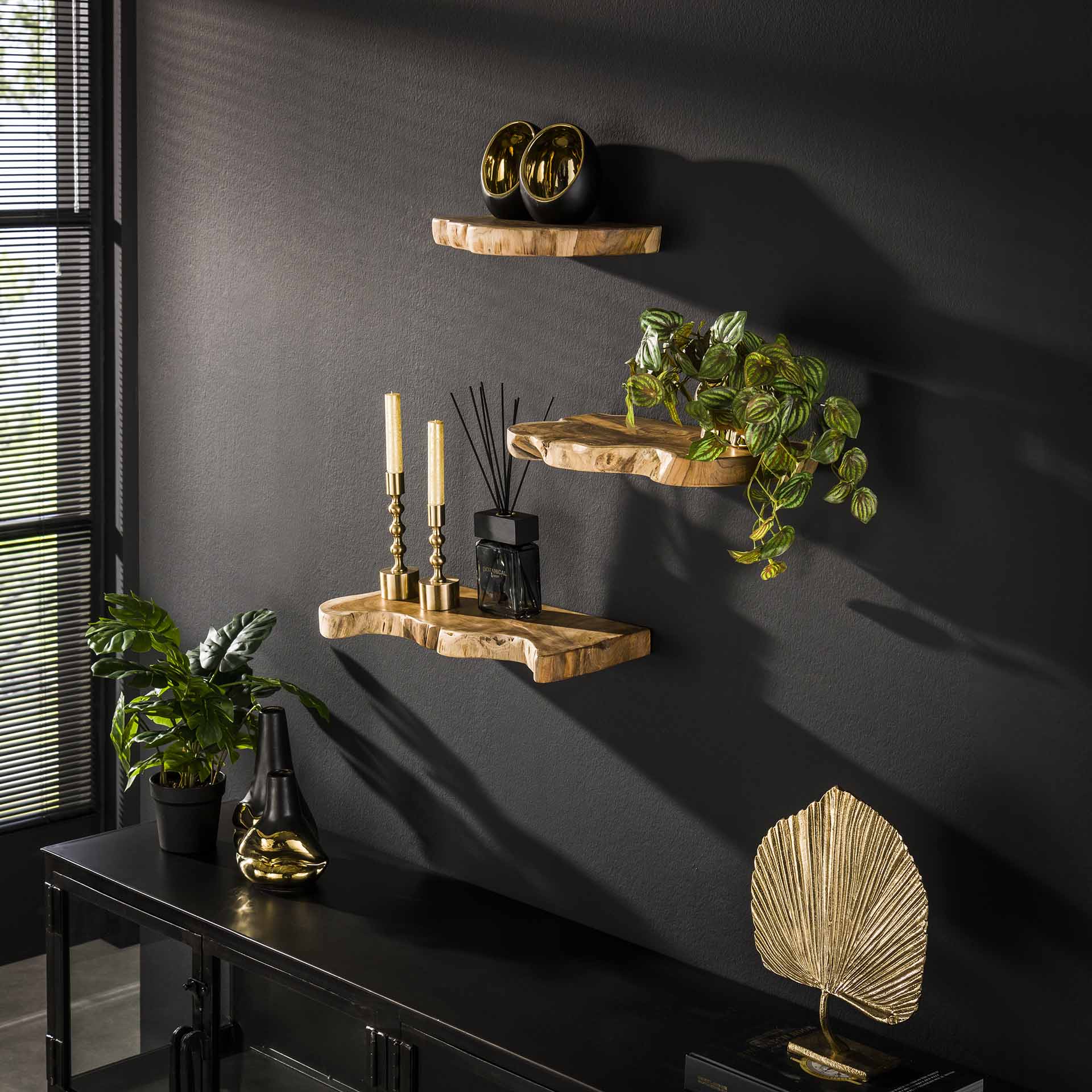 Set van 3 Planken Naturel Line