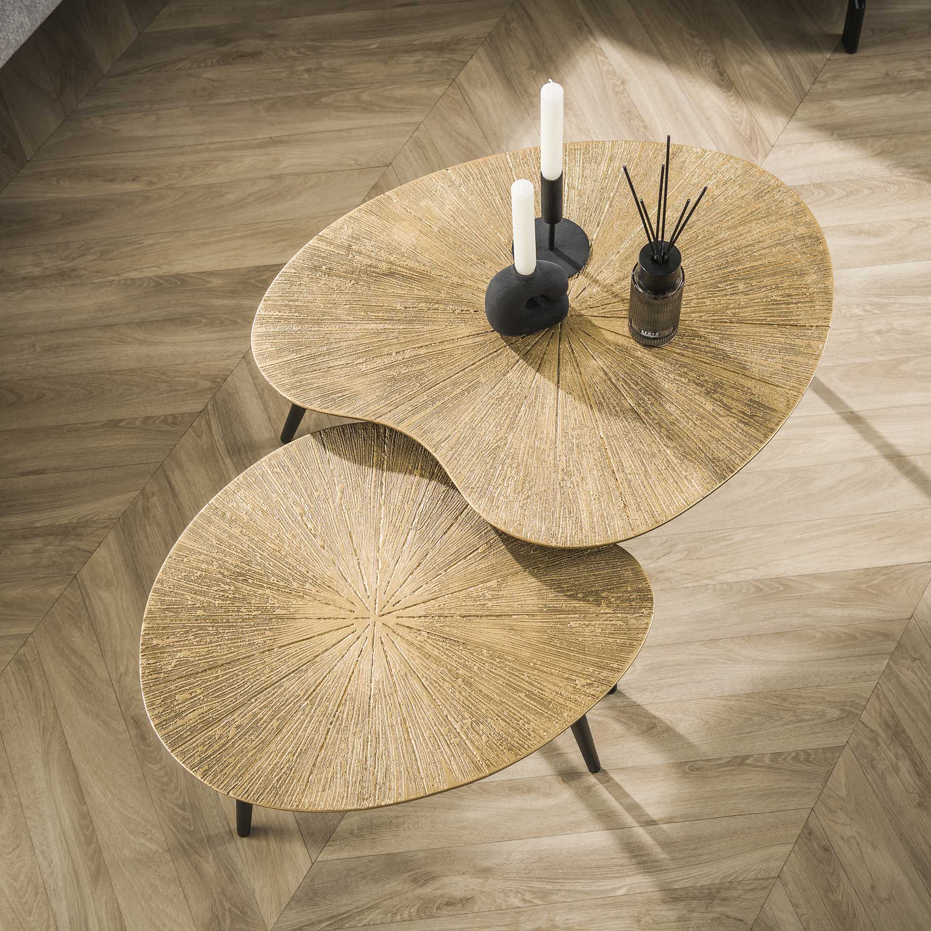 Salontafel Niervorm - Set van 2
