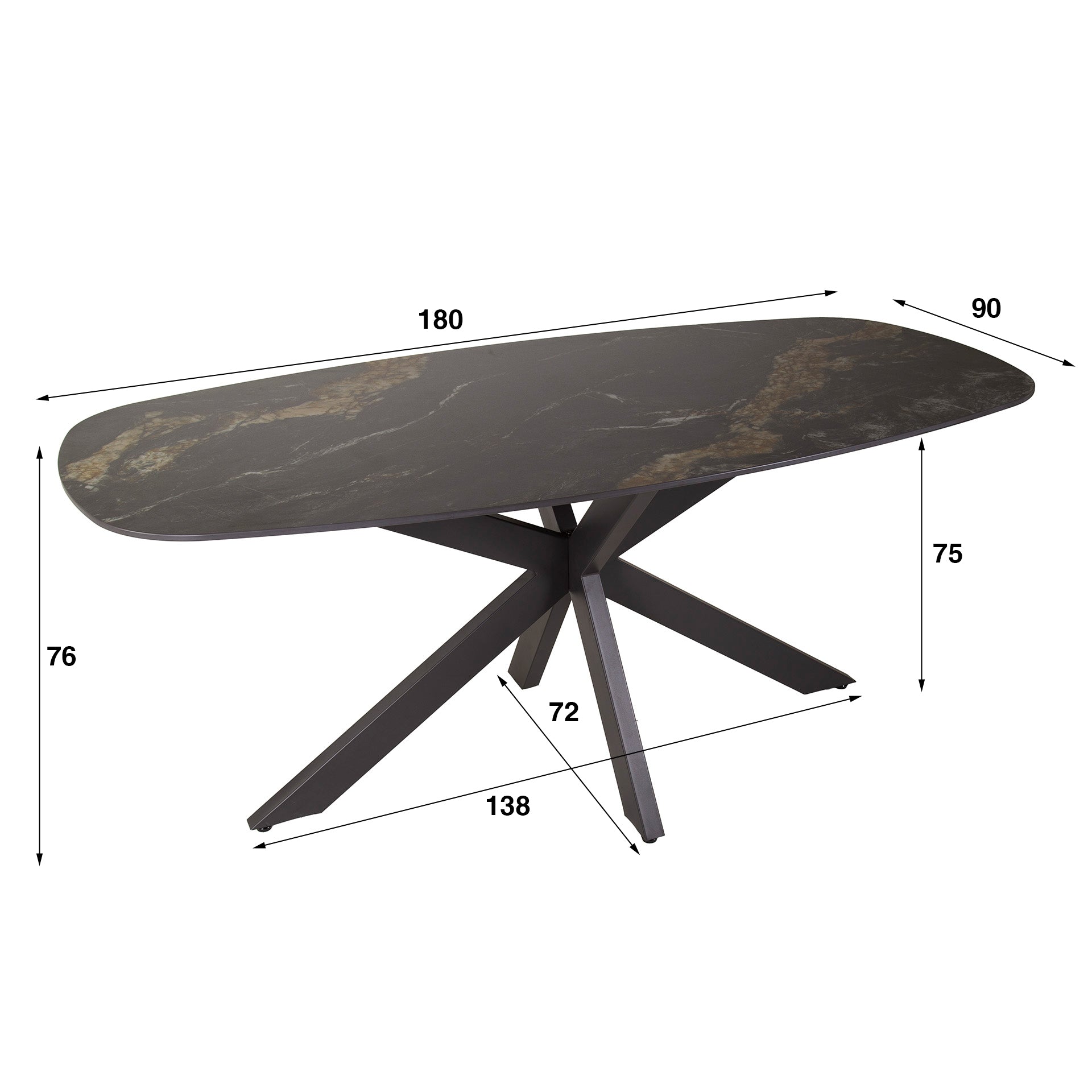 Eettafel Spider