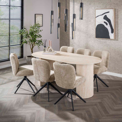 Eettafel Romano Arch 180 cm