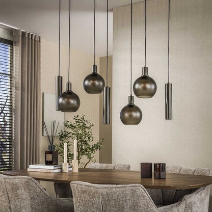 Hanglamp Sfera Tricolore 4+3-lichts
