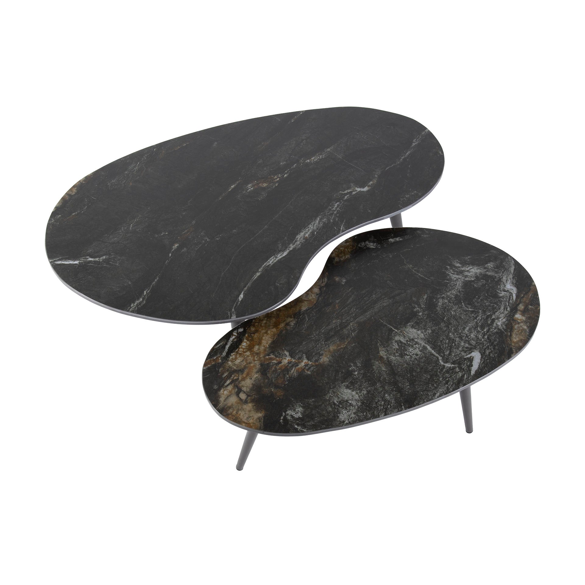 Salontafel Niervorm - Set van 2