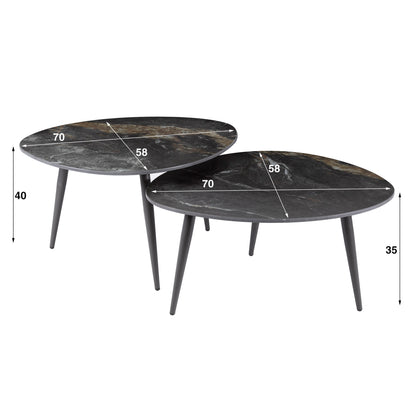 Salontafel Set - 2 stuks