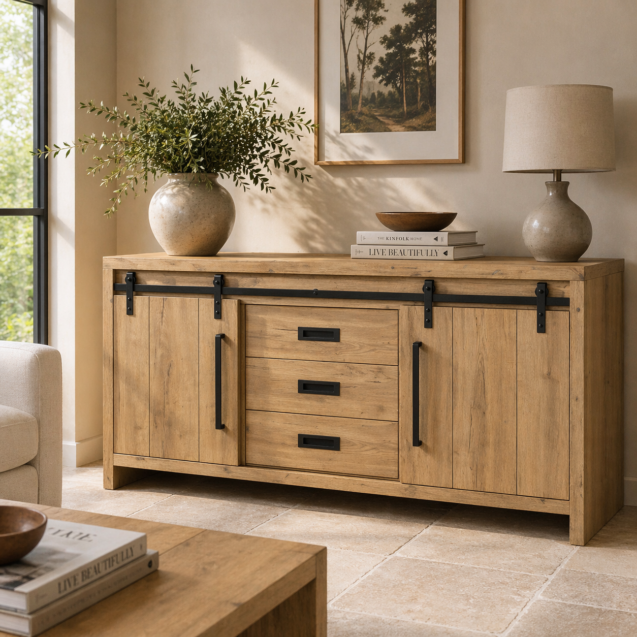 Cottage 2-door sideboard