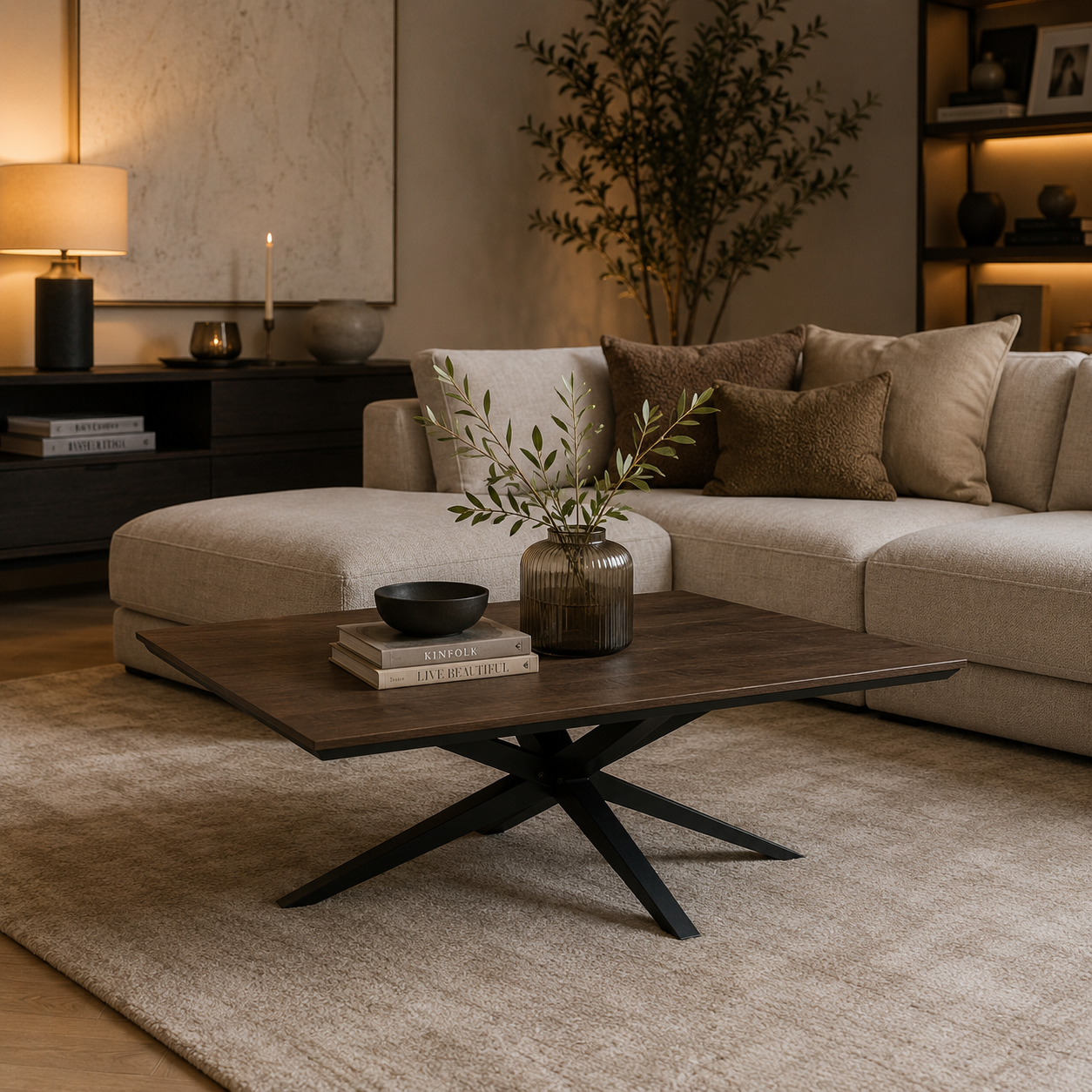 Salontafel Wellington rechthoekig