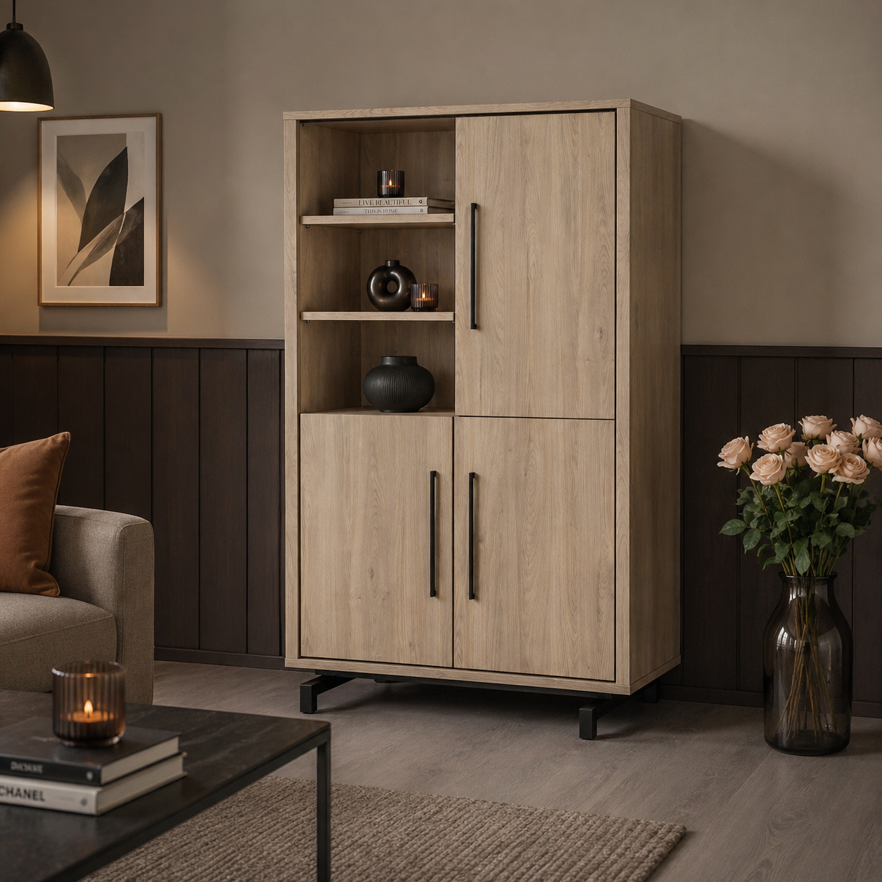 Westminster 3-door wall cabinet