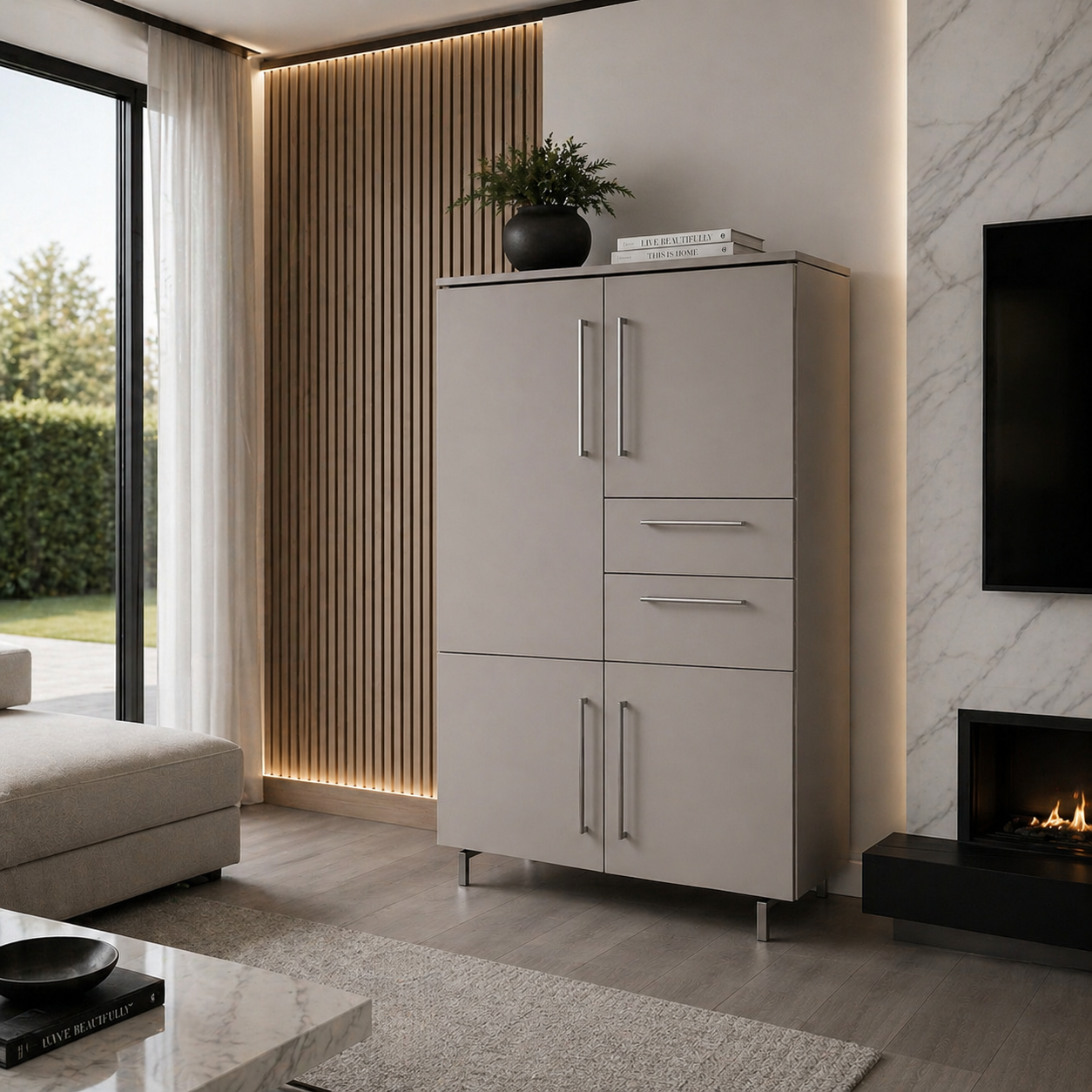 Wall cabinet 4-door Scot