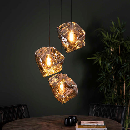 Hanglamp Getrapt - 3 Glasbollen