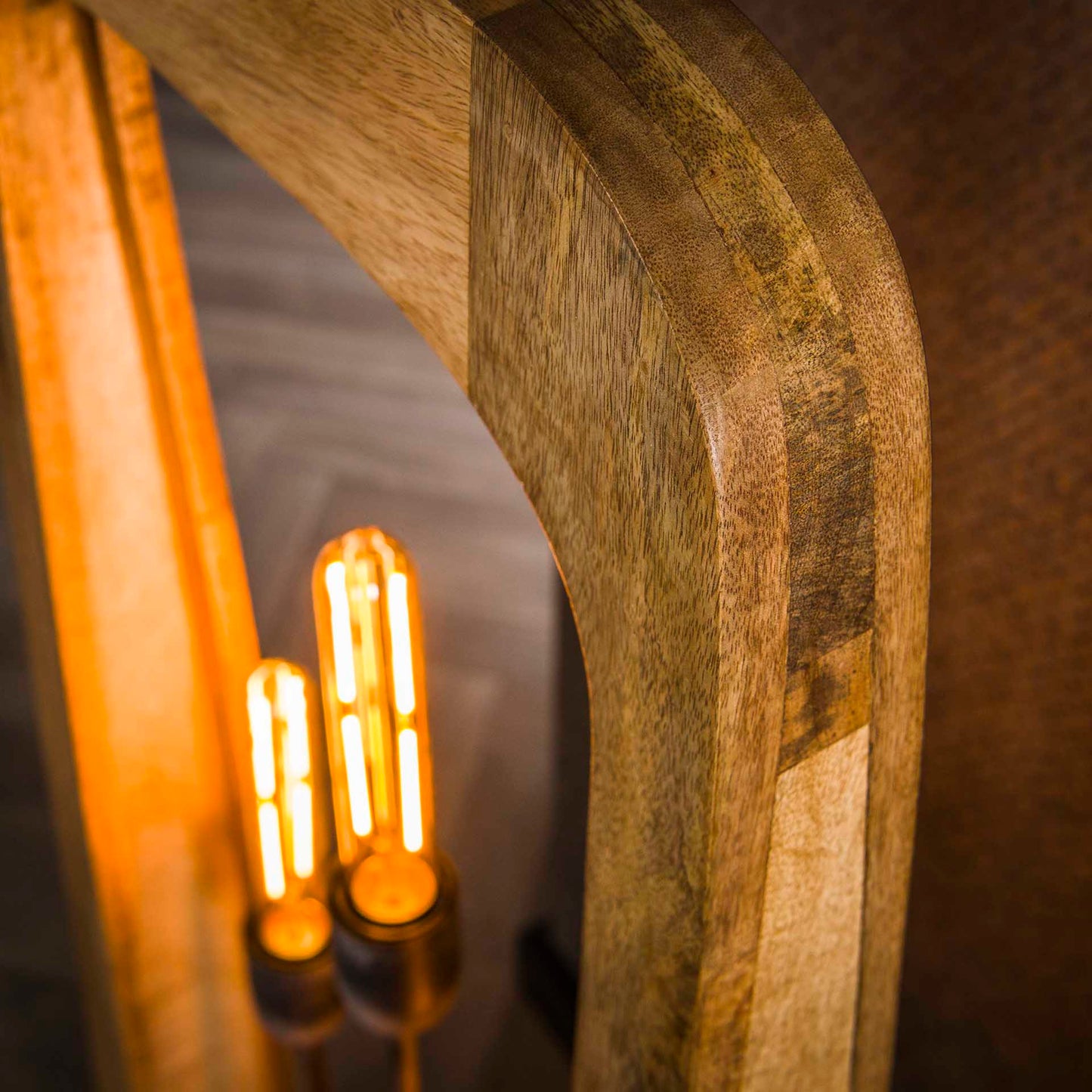 Vloerlamp Mangohout