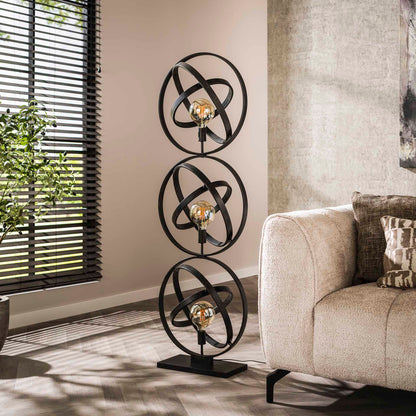 Vloerlamp met verstelbare ringen