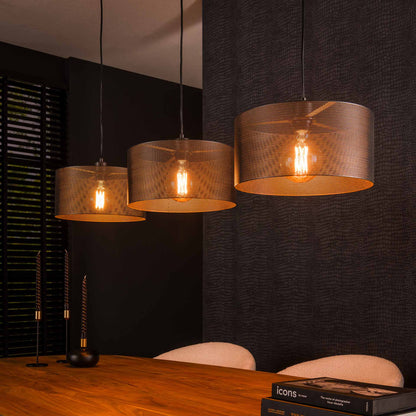 Hanglamp Mesh Round - 3 lichtbronnen