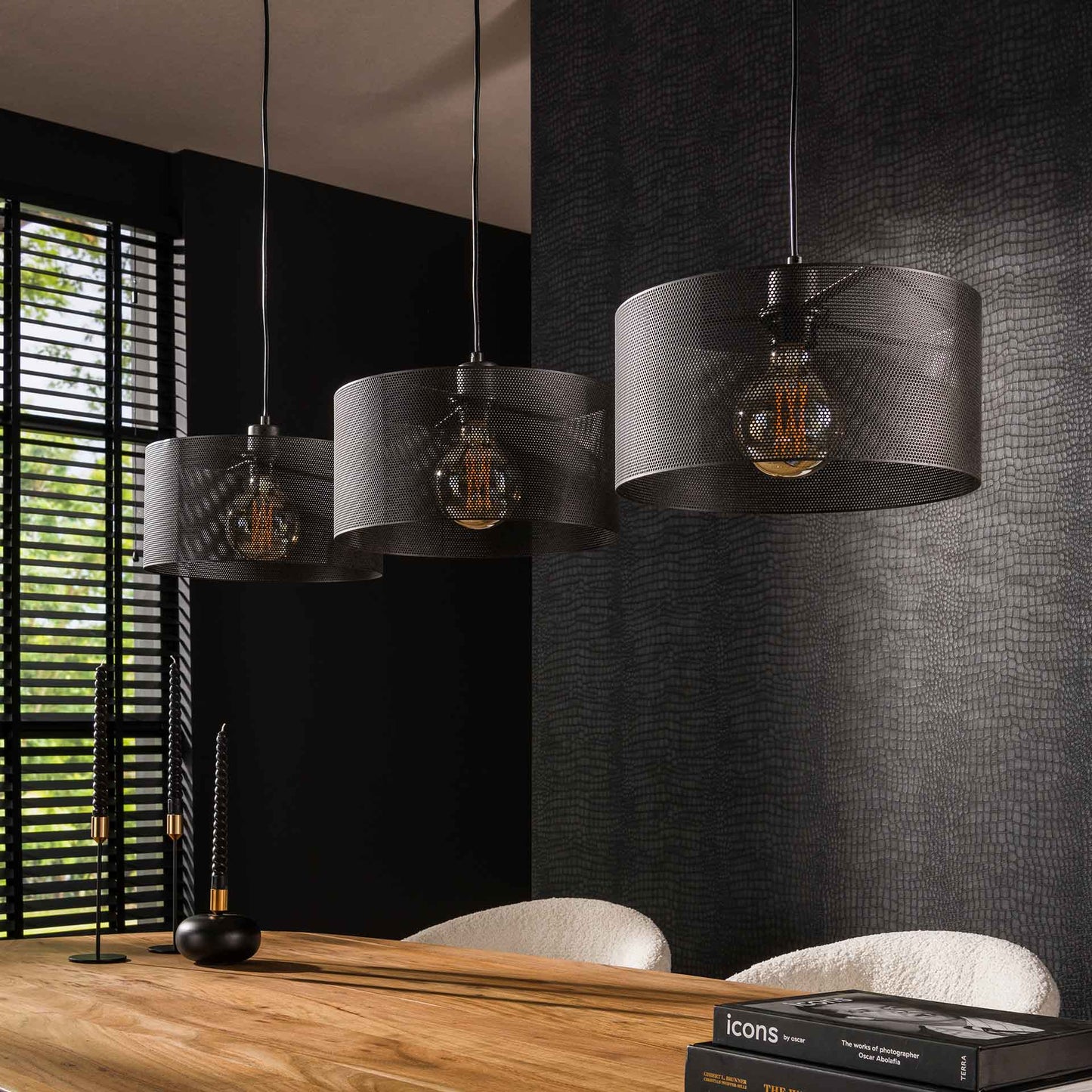 Hanglamp Mesh Round - 3 lichtbronnen
