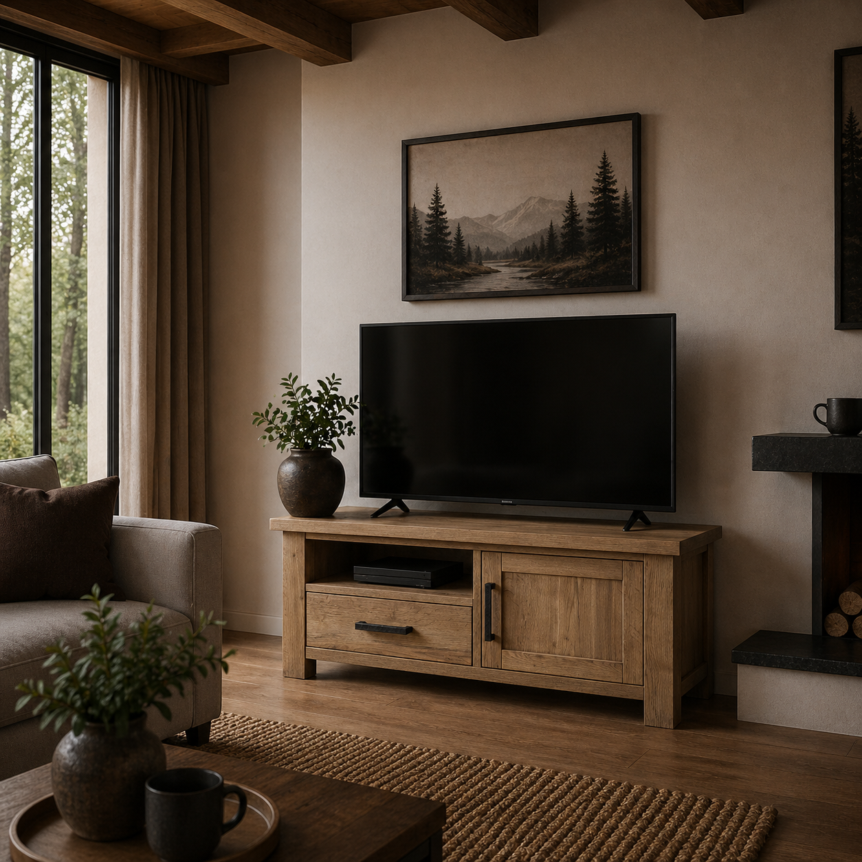 Newcastle small TV cabinet