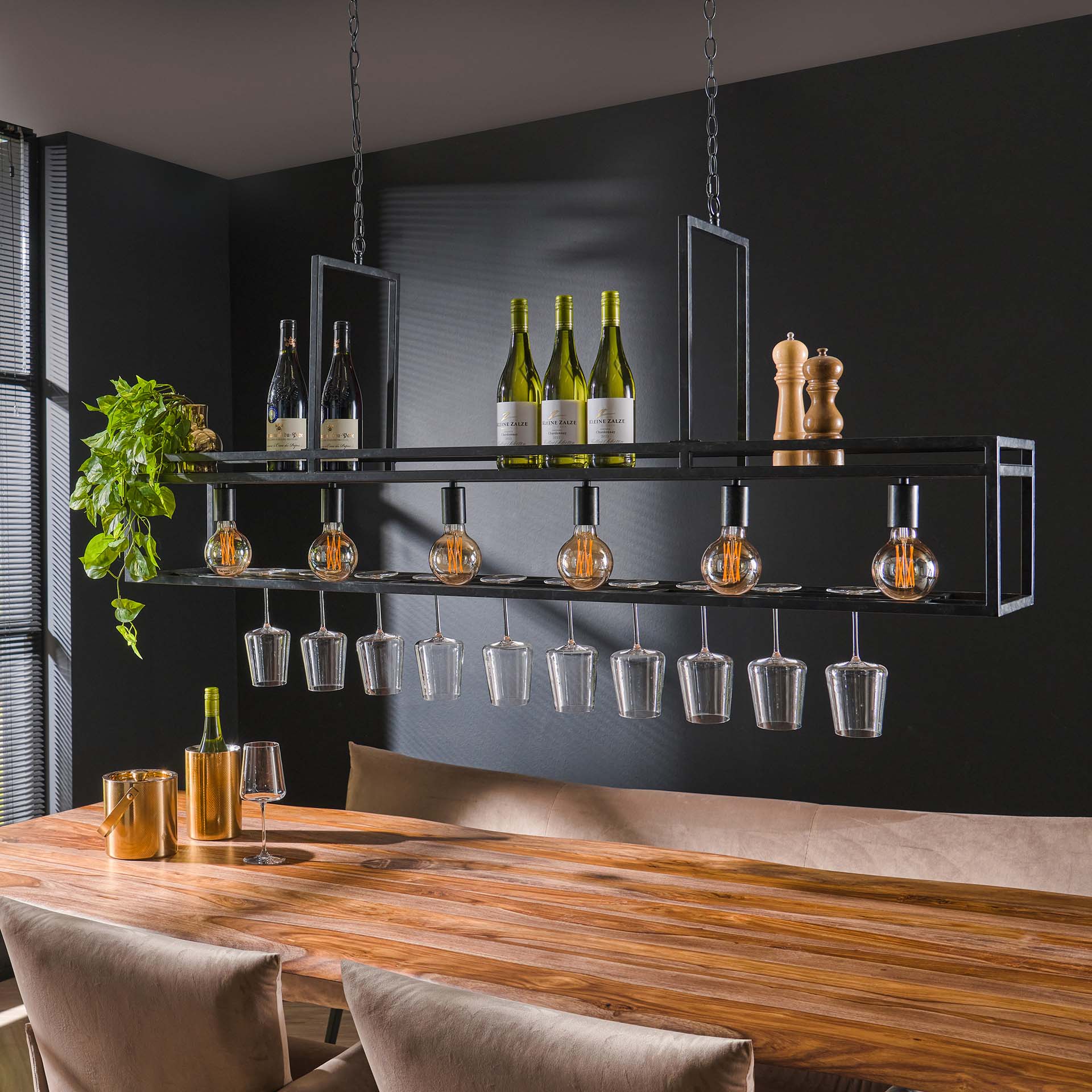 Hanglamp 6L Charcoal