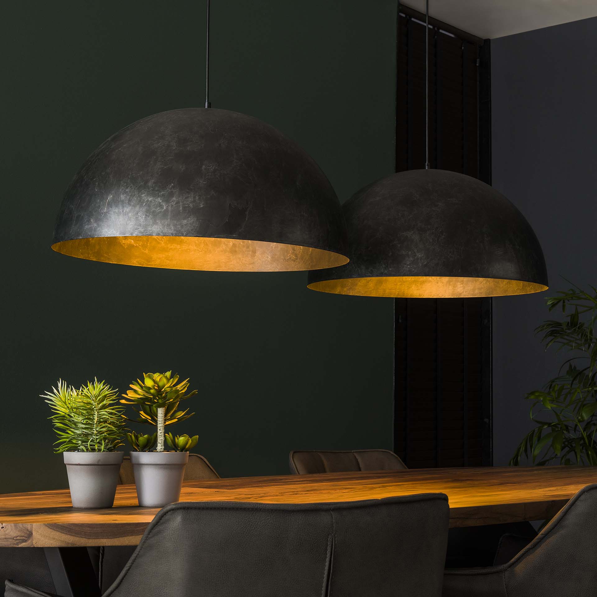 Hanglamp Dome - Verstelbare Dubbele Kap