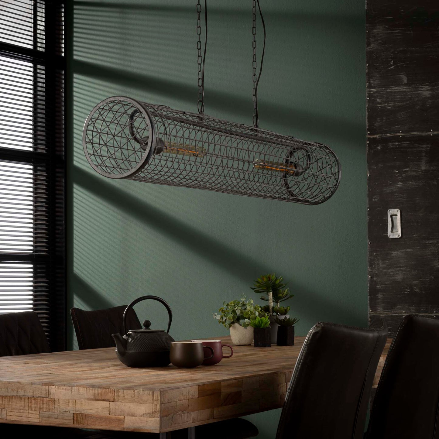 Hanglamp Cilinder Slate Grey