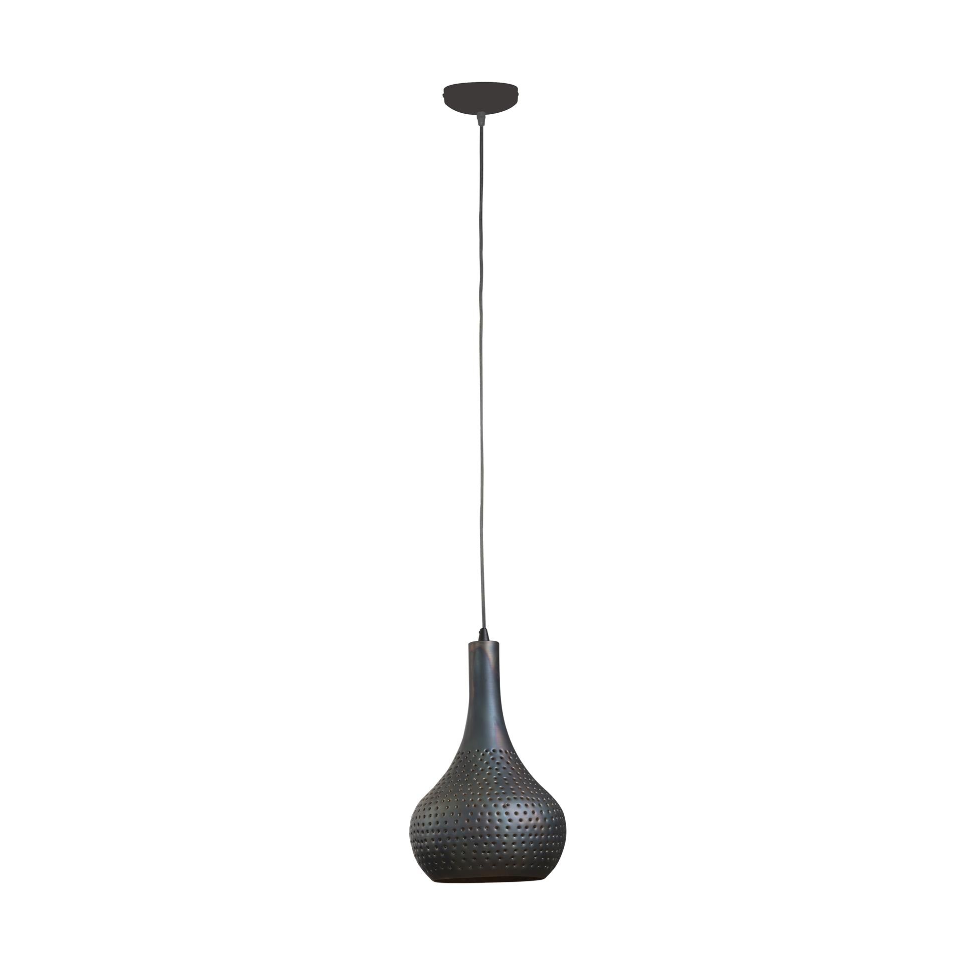 Hanglamp Geperforeerd Zwart Bruin