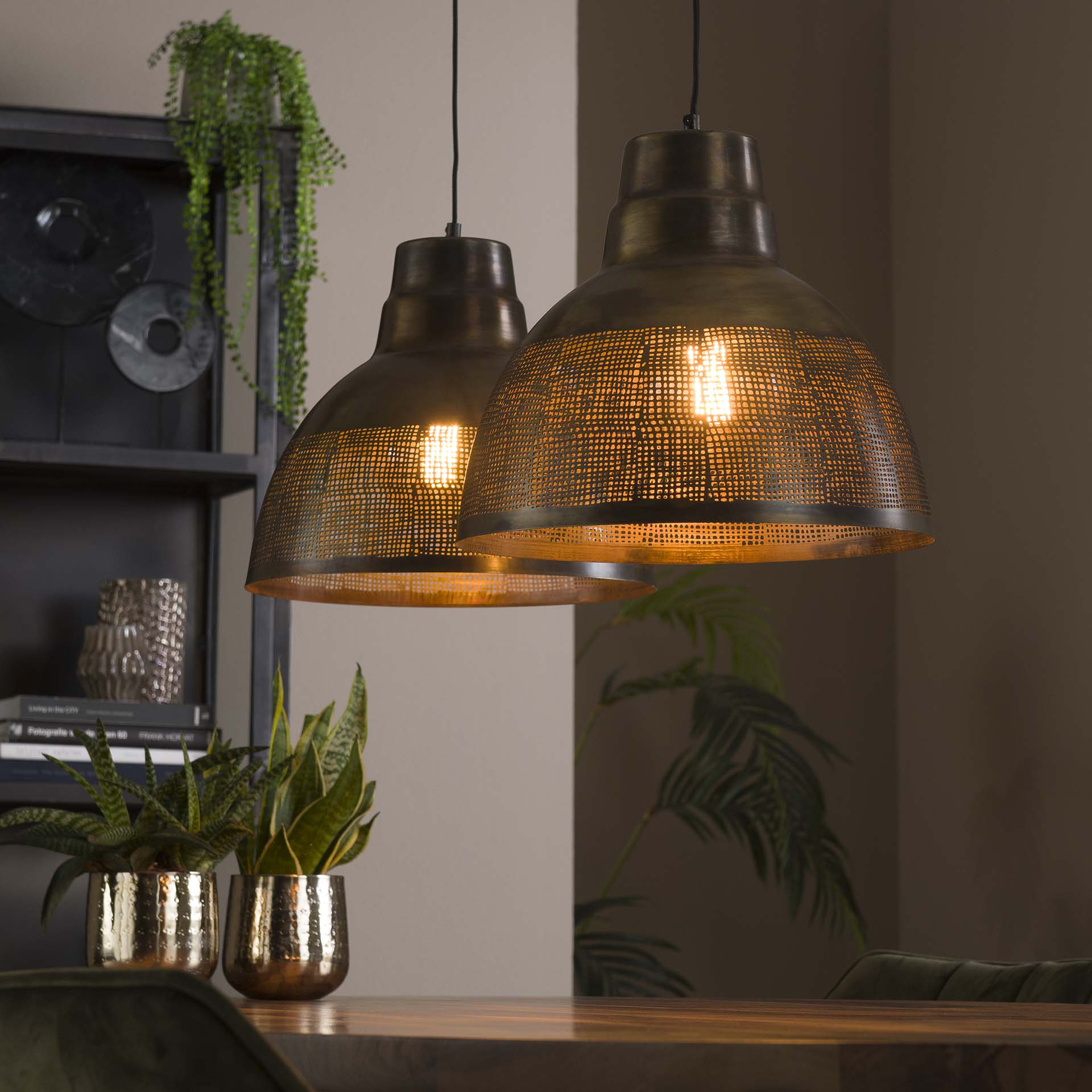 Hanglamp Antiek Brons