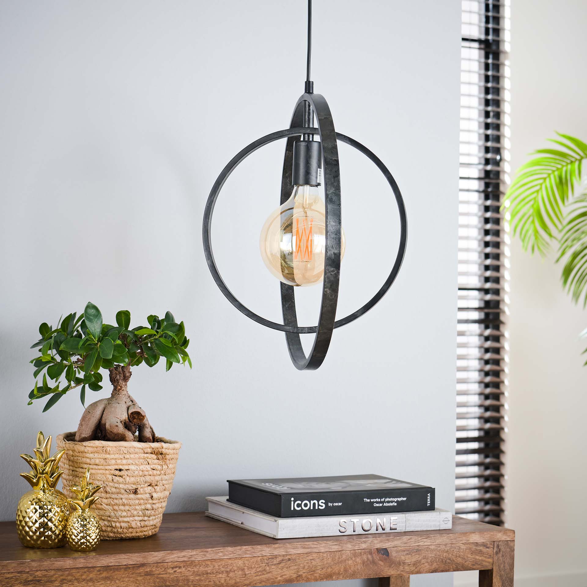 Hanglamp Turn Around Charcoal