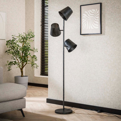 Vloerlamp 3L Charcoal