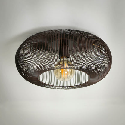 Plafondlamp Koper Zwart Nikkel