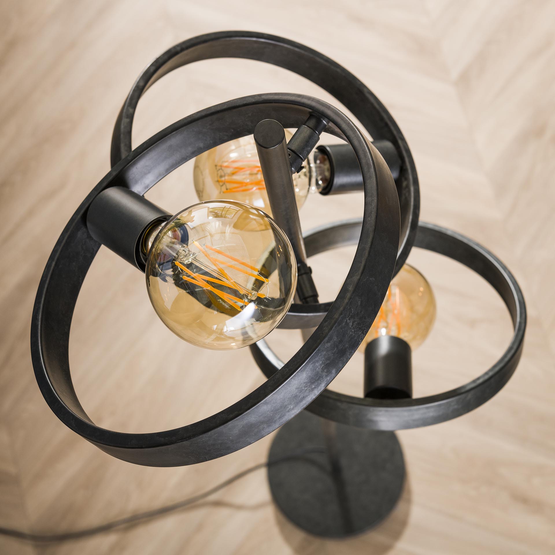 Vloerlamp Hover - 3 Lichts charcoal