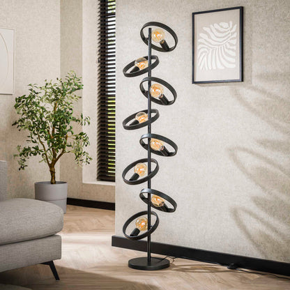 Vloerlamp Hover 8L charcoal