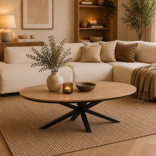 Salontafel Wellington ovaal