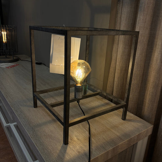 CLEARANCE Giant Square Table Lamp