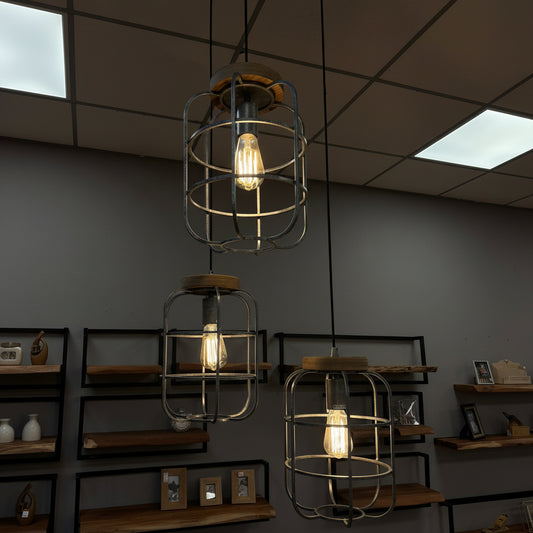 CLEARANCE Hanging lamp Galera round