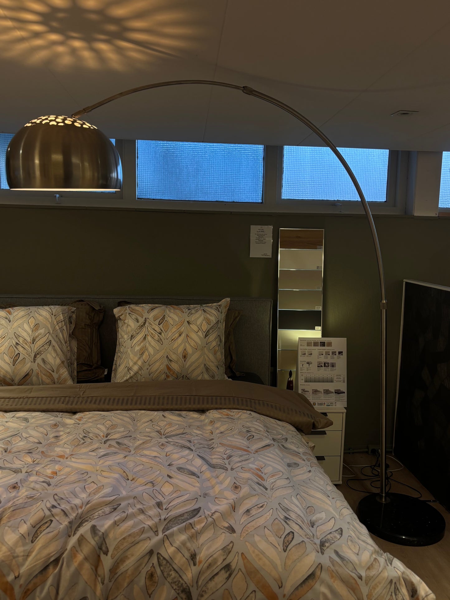 OPRUIMING vloerlamp Booglamp RVS
