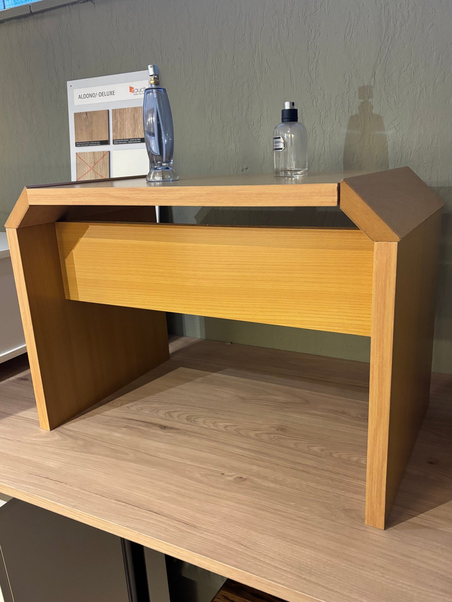 CLEARANCE Bedside Table Beech