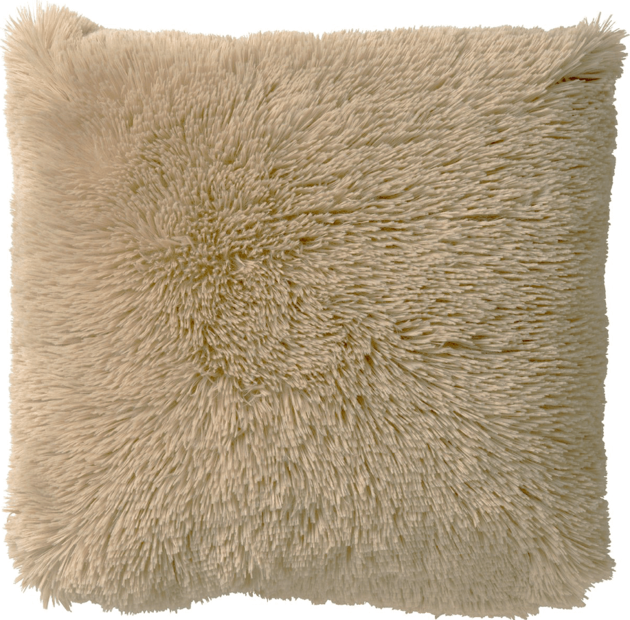 Fluffy decorative cushion